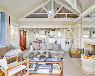 Bengalow exceptional incredible sea view in foreground two bedrooms - Gujan-Mestras - Living room