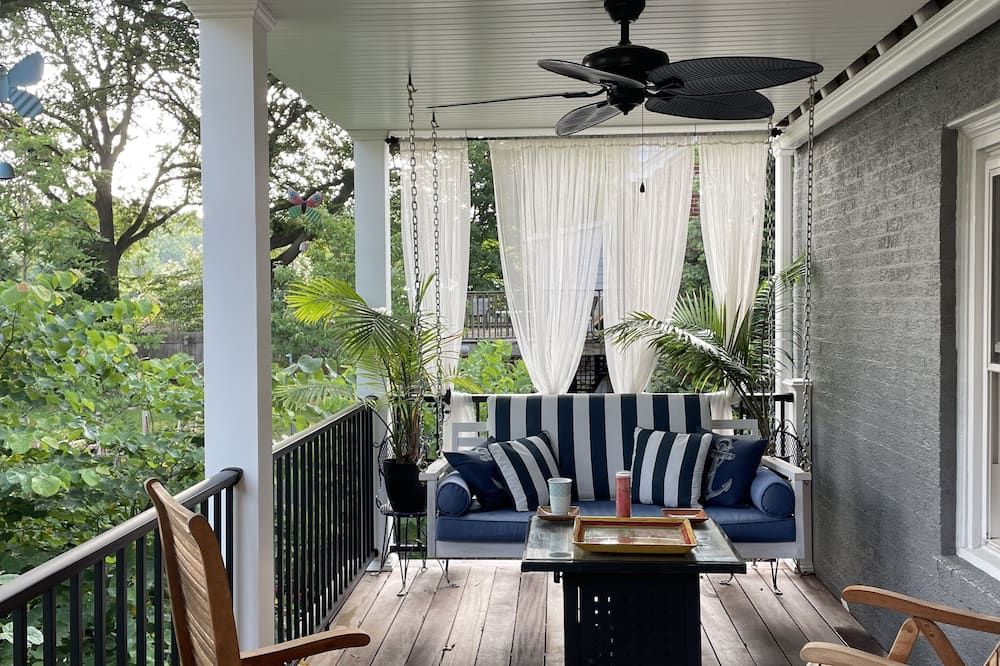 The Fig Tree Garden House. Casual elegance in a park like setting - Shelby - Balkon