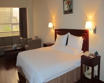 Greentree Inn Shandong Rizhao Yantai Road Business Hotel - Rizhao - Slaapkamer