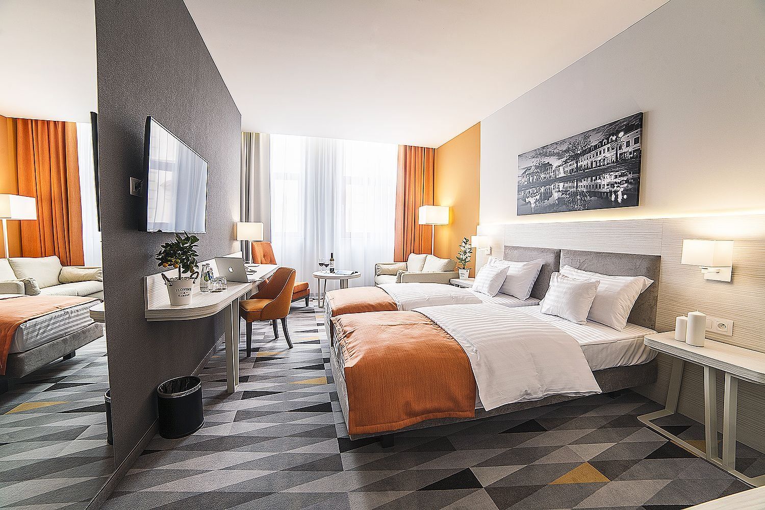 Hotel Metropolitan - ז'שוב - חדר שינה