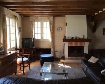 House in chouzy sur cisse with garden and jacuzzi, between Blois and Chaumont - Valloire-sur-Cisse - Wohnzimmer