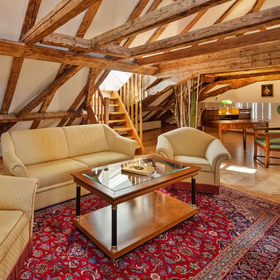 Living room view of Radisson Blu Hotel Altstadt, Salzburg