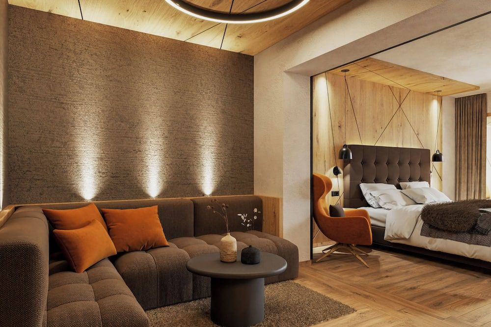 فالارا ألباين آرت هوتل - Tux - غرفة معيشة