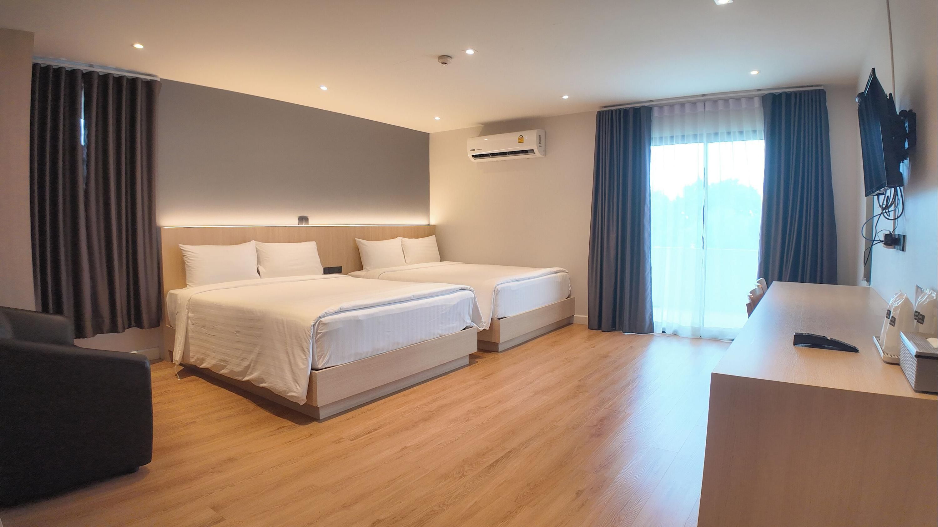 ف 1 بوتيك هوتل - كانشانابوري - غرفة نوم