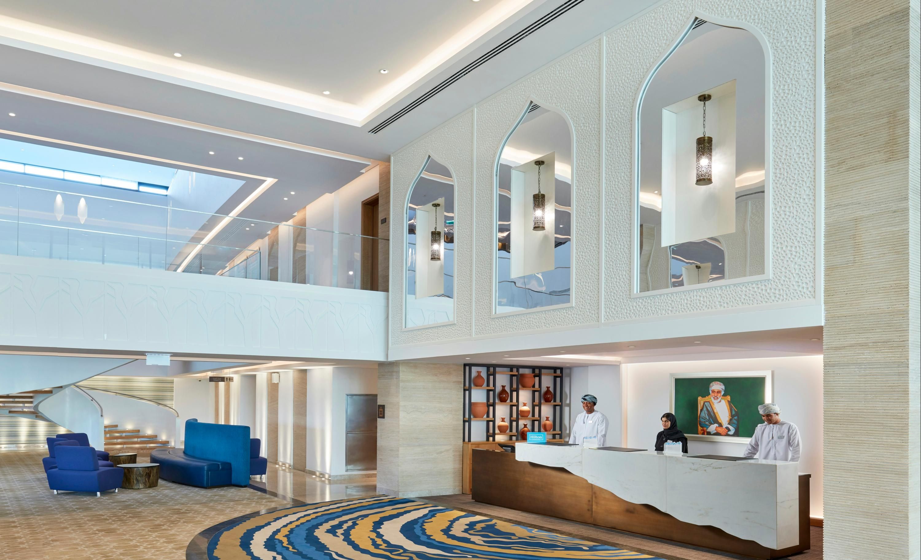 Hilton Garden Inn Muscat Al Khuwair - מוסקט - לובי
