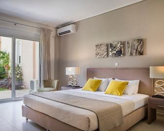 Deluxe Kefalonia Apartment Apartment Hibiscus 3 Bedroom Pool Karavomilos - Karavomylos - Bedroom