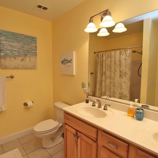 Bathroom view of Waterfront Condo on Hatteras Island in the Outer Banks