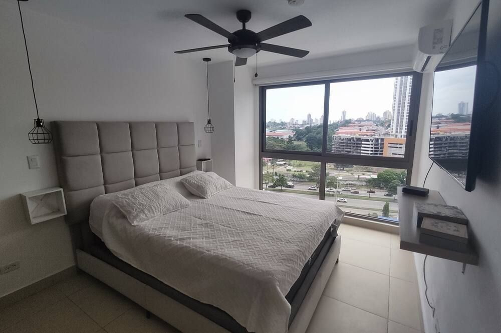 Comfortable and aesthetically balanced apartment - פנמה סיטי - חדר שינה