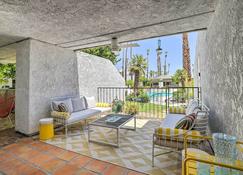 Chic Palm Springs Gem with Patio and Pool Access! - Palm Springs - Balkon