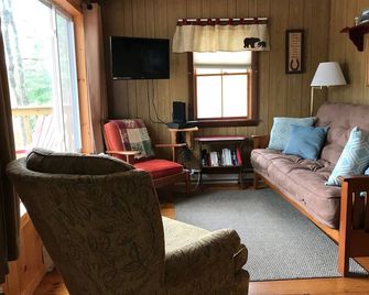 Moose Pond Denmark ME, Lakefront Cottage with Dock, Sleeps 5 - Denmark - Living room