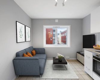 Downtown King Bed Fashionable - أوسلو