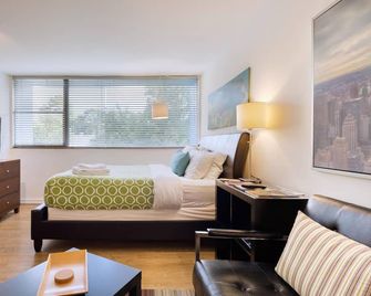 CCG Enjoy a Pet-friendly and Clean Studio Near the Beltline - Атланта - Спальня