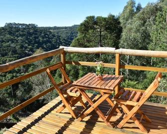 Pousada Recanto Vale da Serra Chales - São Francisco de Paula - Balkon