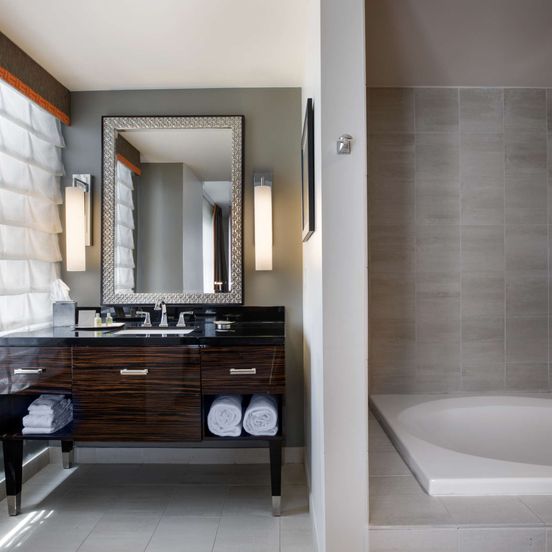 Bathroom view of COLCORD HOTEL OKLAHOMA CITY, CURIO COLLECTION BY HILTON