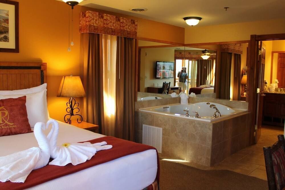Full Service Double Roomwestgate Smoky Mountain Resort - גאטלינברג - חדר שינה