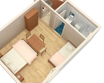 Studio Tucepi 6695c - Tucepi - Floorplan