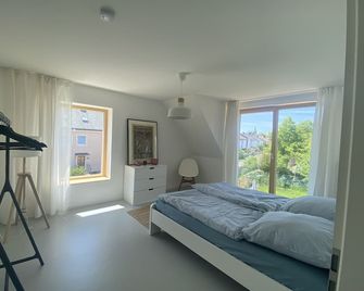 Das Lavendelhaus Weißenstadt Unser modernes und gemütliches Ferienhaus im Fichtelgebirge - Weißenstadt - Slaapkamer