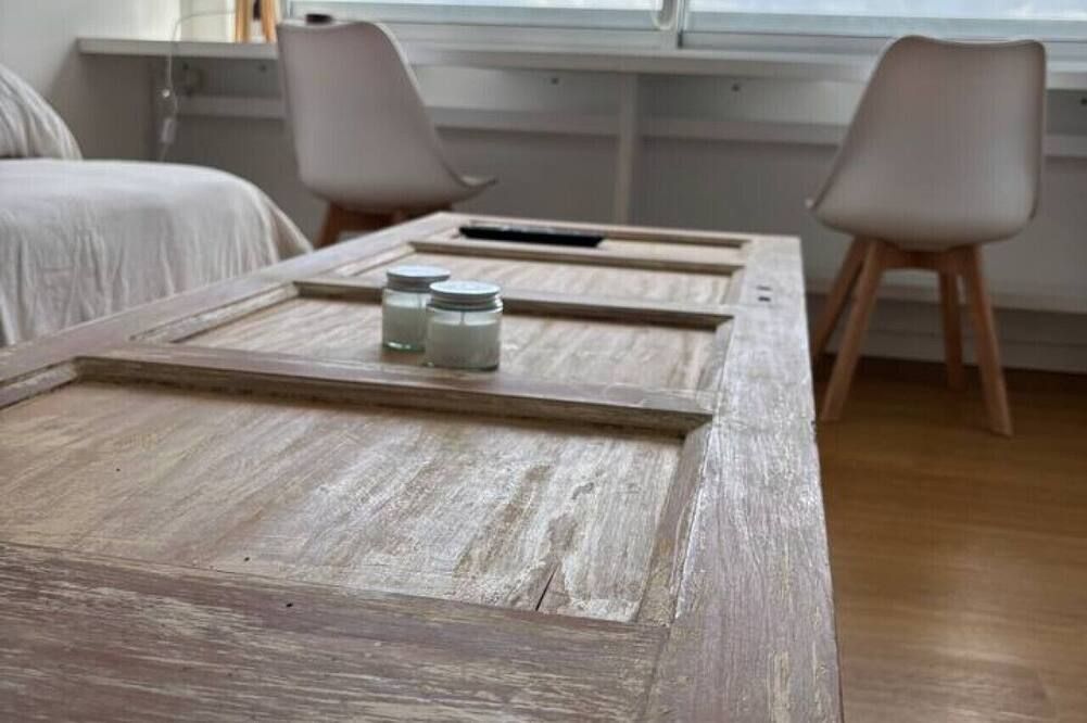 Apartamento con Vista Panorámica desde el Piso 18 - Montevidéu - Sala de jantar