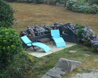 Port Manech: House with garden exceptional sight ocean (180°) - Névez - Patio