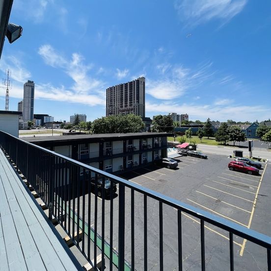Balcony view of Fairway Inn by the Falls