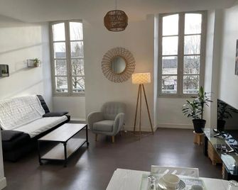 T1 40 m2. Lit Queen size - Pau - Living room