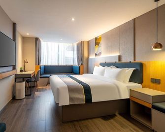 Homeinn Selected Hotel (Fuzhou North Railway Station Area Hualin Road) - Fuzhou - Bedroom