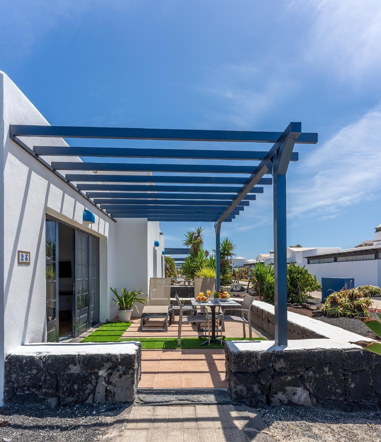 Vik Club Coral Beach - Playa Blanca - פטיו