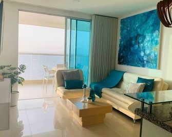 Apartament Bocagrande Palmetto Beach Front 3204 - Cartagena - Stue