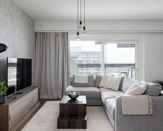 Modern 1BR Apartment with best location - Helsinki - Stue