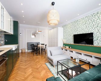 Native Apartments Nowowiejska 9 Deluxe - Krakow - Living room