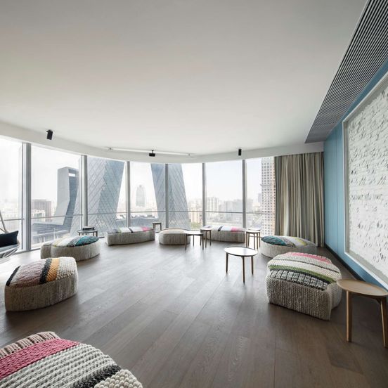 Living room view of JEN Beijing by Shangri-La