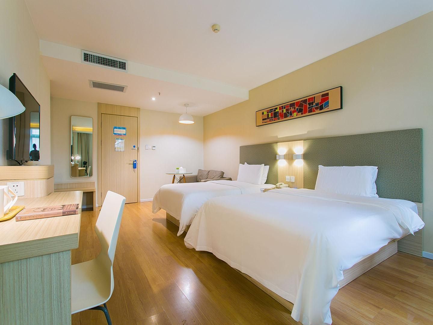 Hanting Hotel Xi'an North Railway Station Fengcheng 10th Road Metro Station - שי-אן - חדר שינה