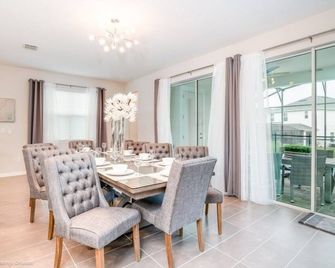 1719cvt Orlando Newest Resort Community Town Home 5 Bedroom Villa by RedAwning - Lake Buena Vista - Dining room