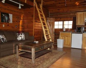 \'Hunters Retreat\' a Rustic Cabin in the Pines. Pet Friendly - Greer - Sala de estar