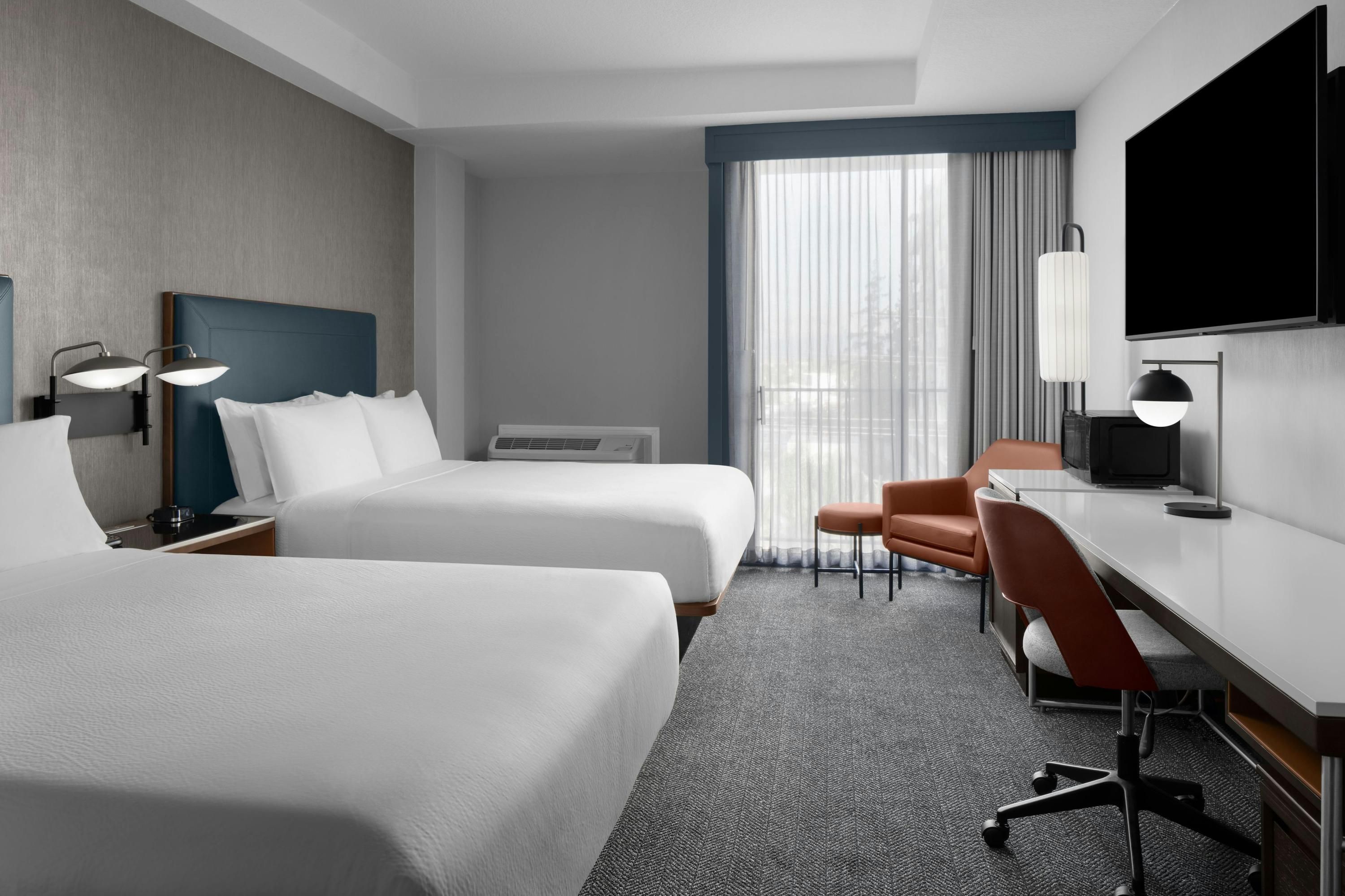 Courtyard by Marriott San Jose Airport - סן חוזה - חדר שינה