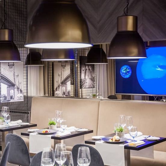 Restaurant view of Galaxy Hotel