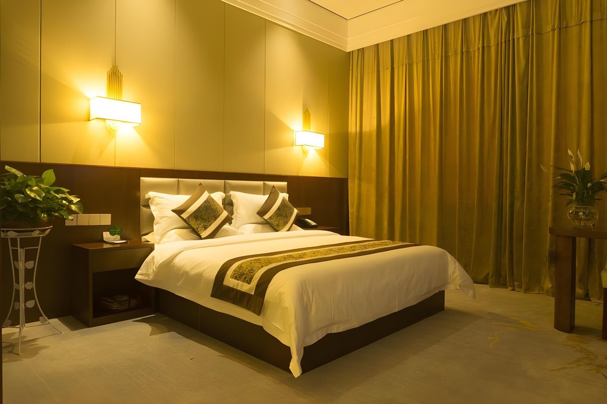 Luyuan Hotel - לנג'ואו - חדר שינה