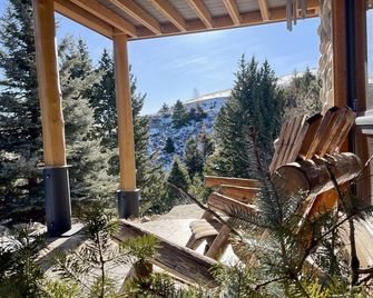 Luxury Cabin w/Hot Tub, Fireplace, Minutes to Skiing - Red Lodge - Balcony