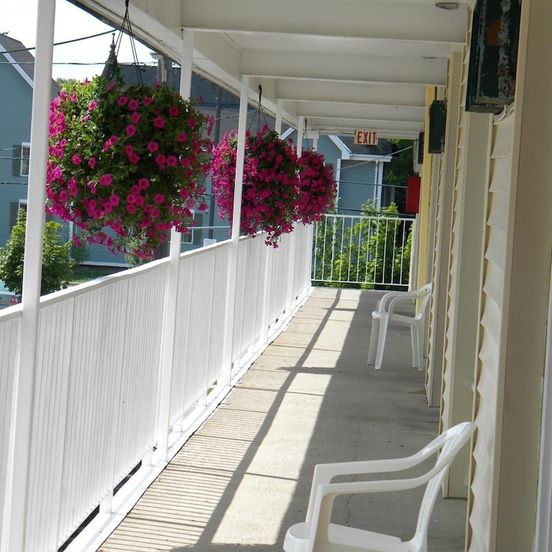 Balcony view of Fairway Inn by the Falls
