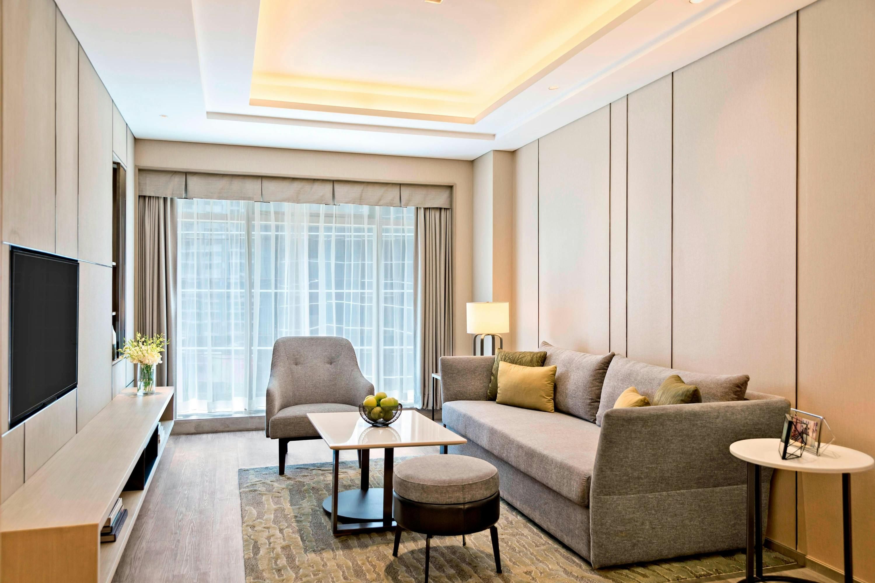 Marriott Executive Apartments Hangzhou Yuhang - Hangzhou - Pokój dzienny