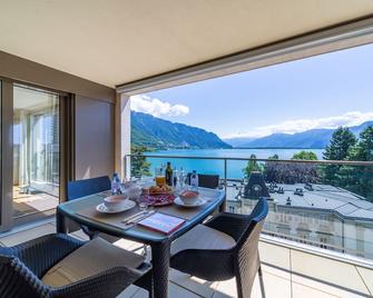 Montreux Panoramic Views 4bd Apartment - Montreux - Balcony