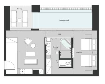Umito Plage The Atta Okinawa - Onna - Floorplan