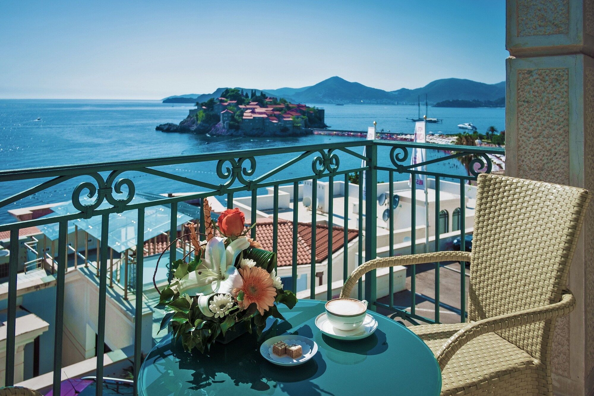 Hotel Azimut - Sveti Stefan - Balcón