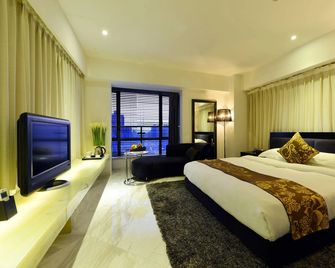 كينجتاون هوتل هونجكياو - شنغهاي - غرفة نوم