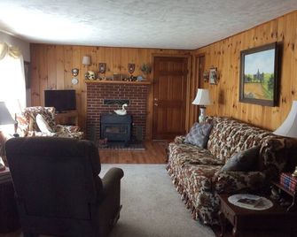 Charming 4-bedroom farmhouse with AC and WiFi in music-filled Galax, VA - Galax - Living room