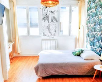 Appart Rouen Centre Studio Explorateur - Rouen - Schlafzimmer