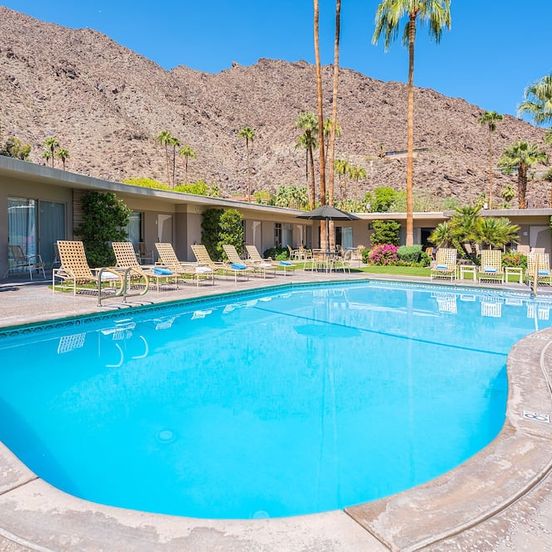 Pool view of Desert Hills