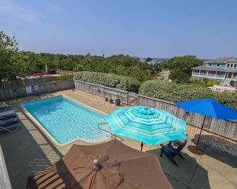 Enjoy Magnificent Sunset Views from this 4 BR Soundside Home with Private Pool - Southern Shores - Pool