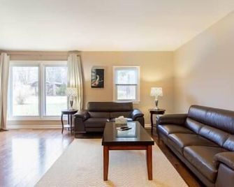 Renovated, one level home in an excellent location - New Milford - Living room
