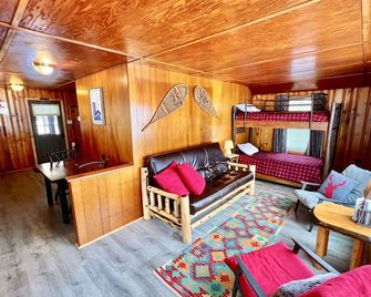 Rustic Lake View Cabin in Heart of Adirondacks - Indian Lake - Living room
